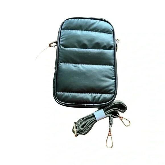 Mini puffer crossbody, zip closure, adjustable strap,  NWT free shipping - Picture 2 of 4